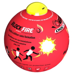Boule extinctrice, extincteur boule automatique, extincteur boule pour  incendie - Block'Fire